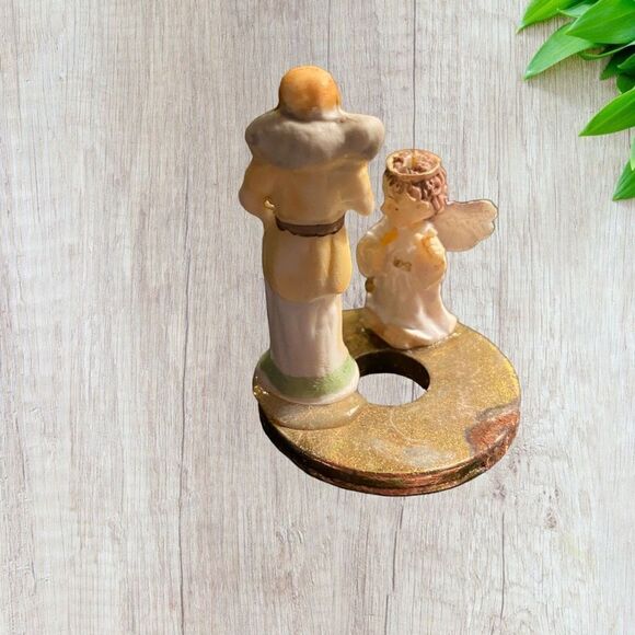 SOLD Lemax Dickensvale Collectibles Christmas Village Porcelain Nativity Set - Picture 2 of 12